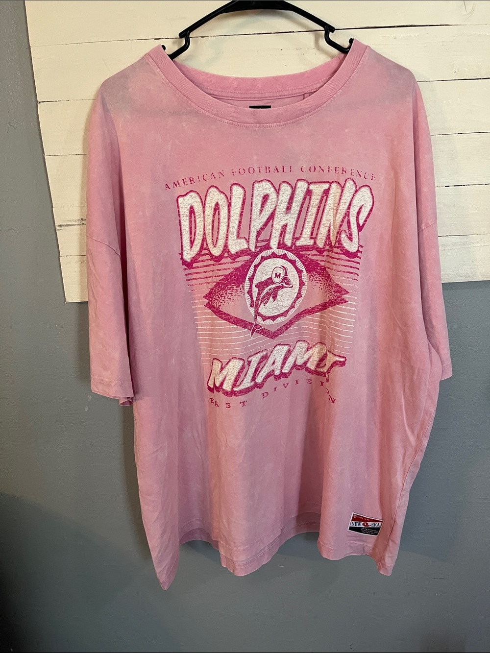 New Era Pink Miami Dolphins Tshirt